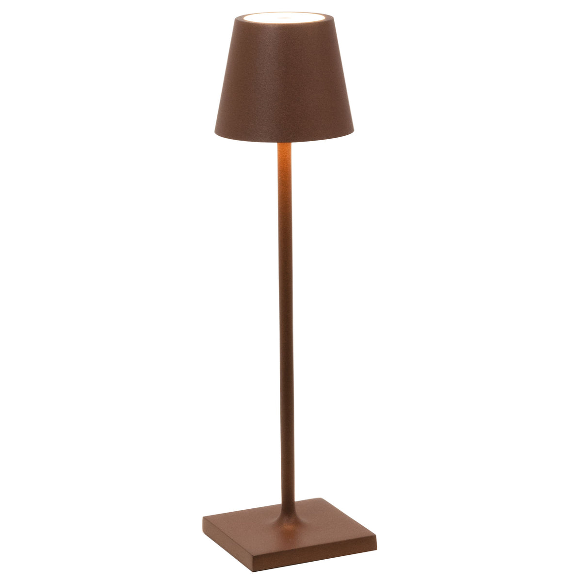 Zafferano LD0490R3 Poldina Micro Table Lamp Rust - Atlantic Lighting