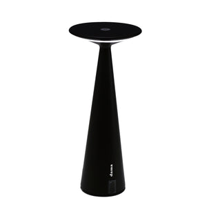 Zafferano Dama Table Lamp LD0611N3 Black w/ USB