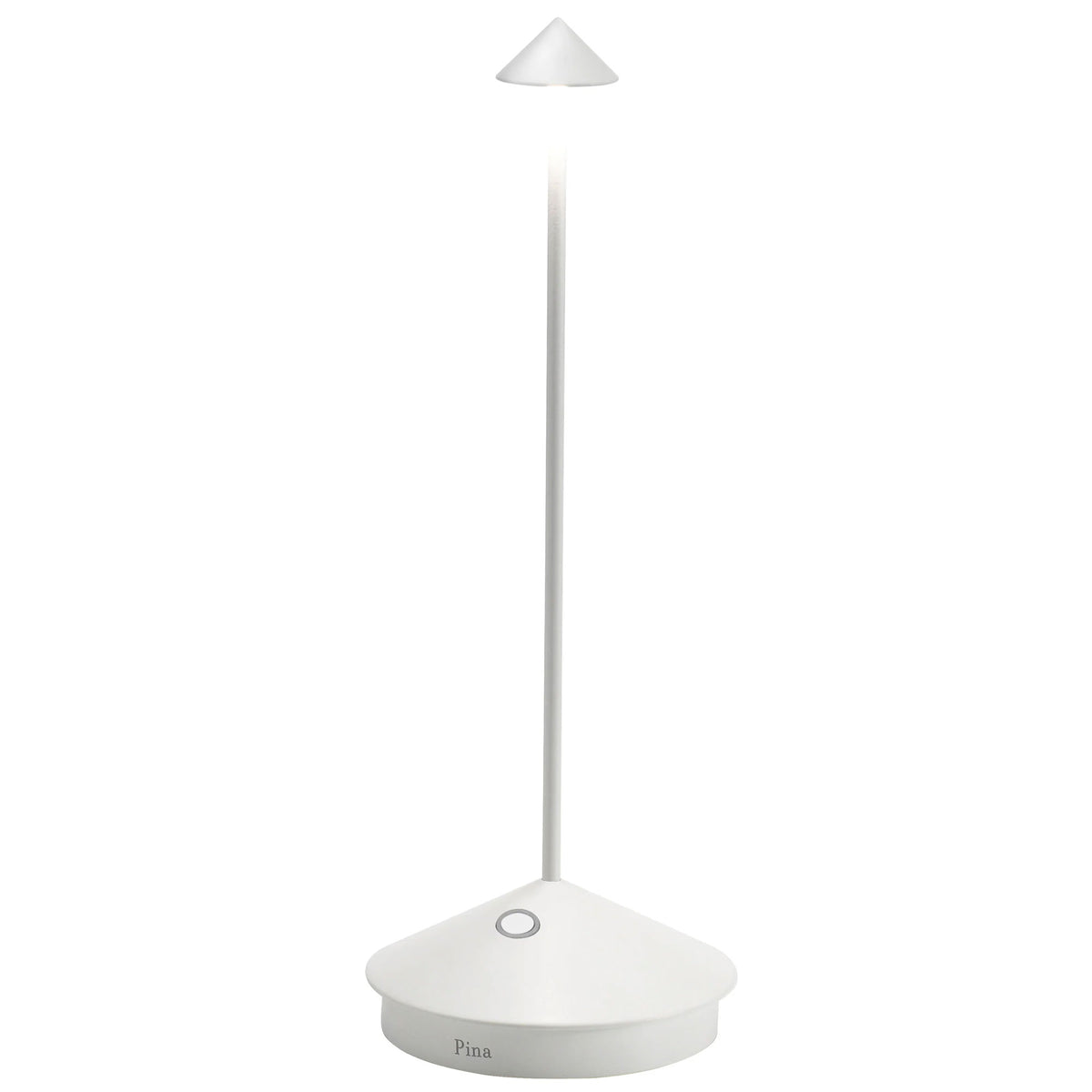 Zafferano LD0650B4 Pina Pro Table Lamp White - Atlantic Lighting