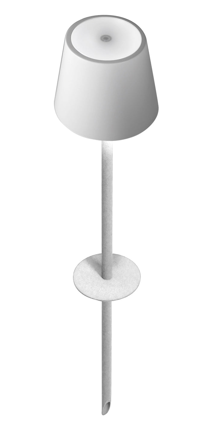 Zafferano Poldina Stake Lamp LD0682B4 White