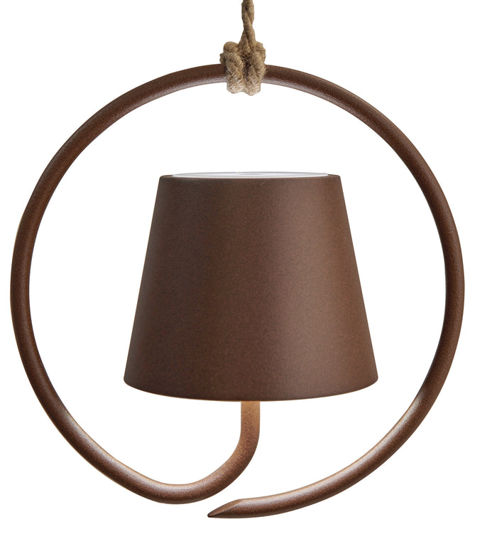 Zafferano Poldina Suspension Magnetic Lamp LD0686R4 Rust