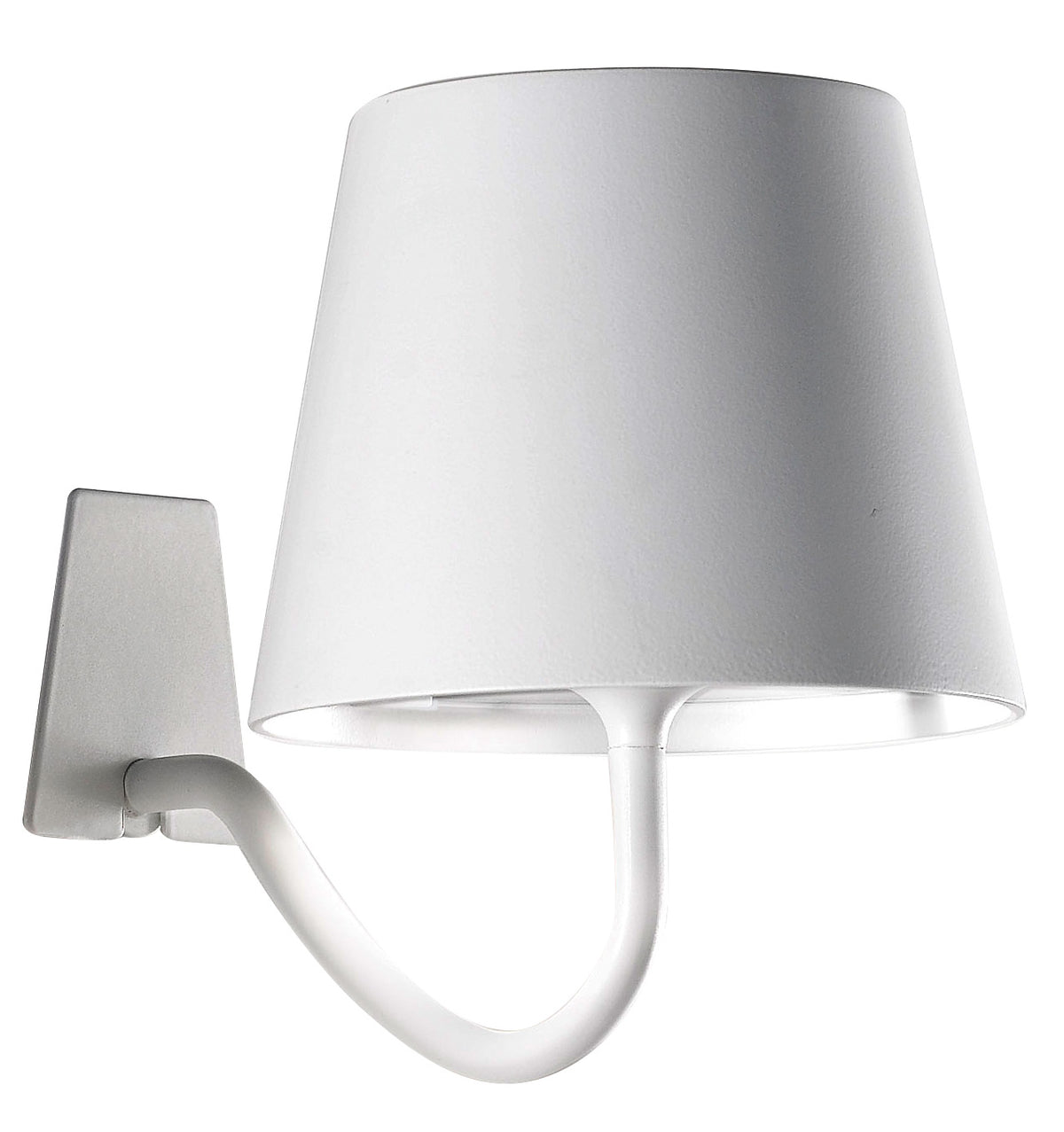 Zafferano LD0688B4 Poldina Wall Magnetic Lamp White - Atlantic Lighting
