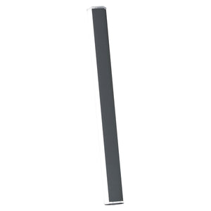 Zafferano Pencil LED Linear Cordless Light 19.6" Docking Station  Dark Gray