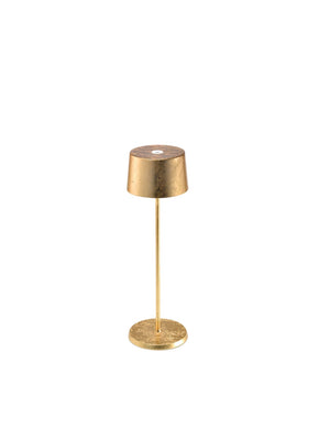 Zafferano Olivia Table Lamp LD0850BFO Gold leaf