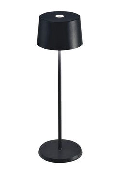 Zafferano LD0850D4 Olivia Pro Table Lamp Black - Atlantic Lighting