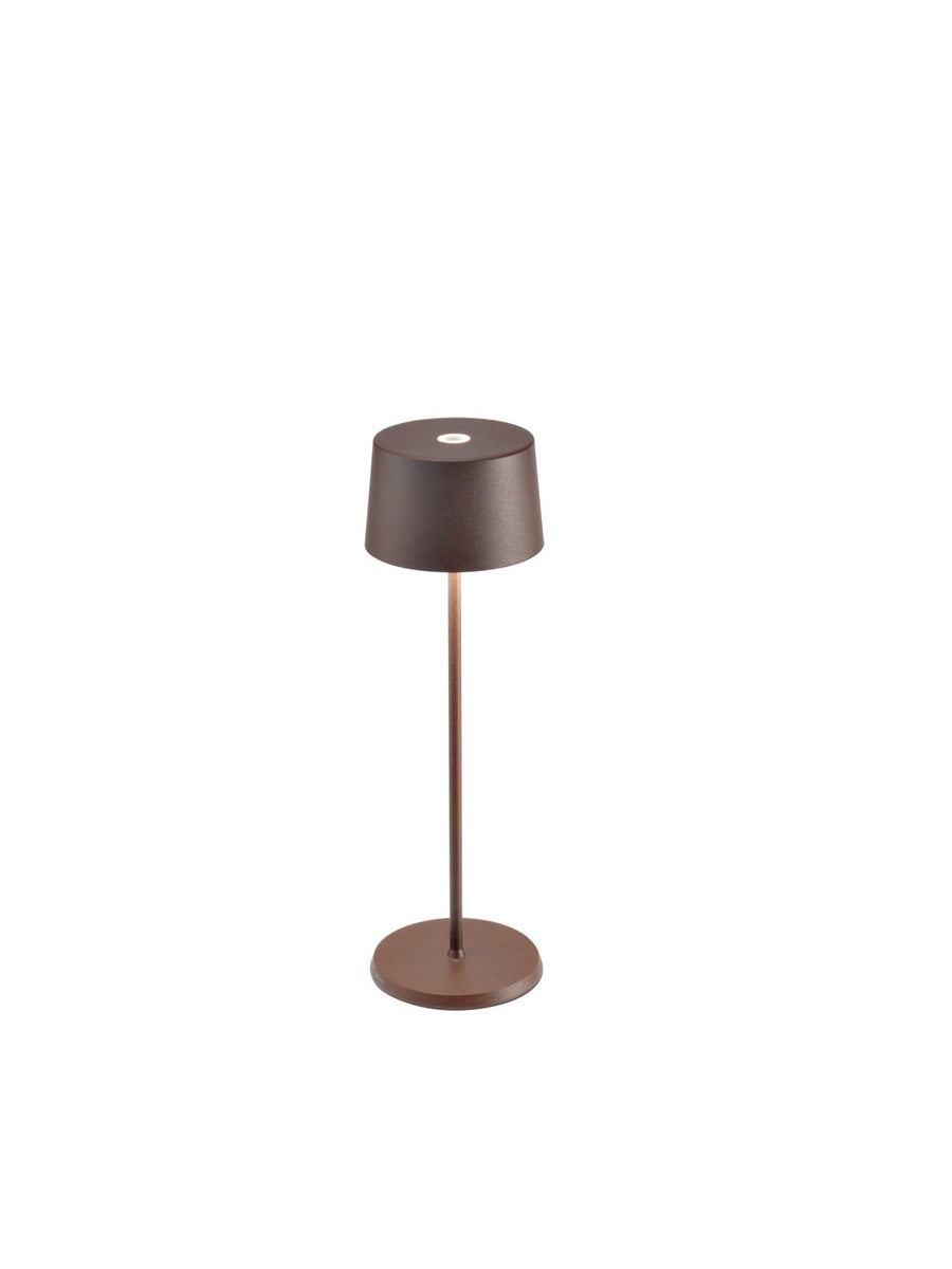 Zafferano LD0850R4 Olivia Pro Table Lamp Rust - Atlantic Lighting