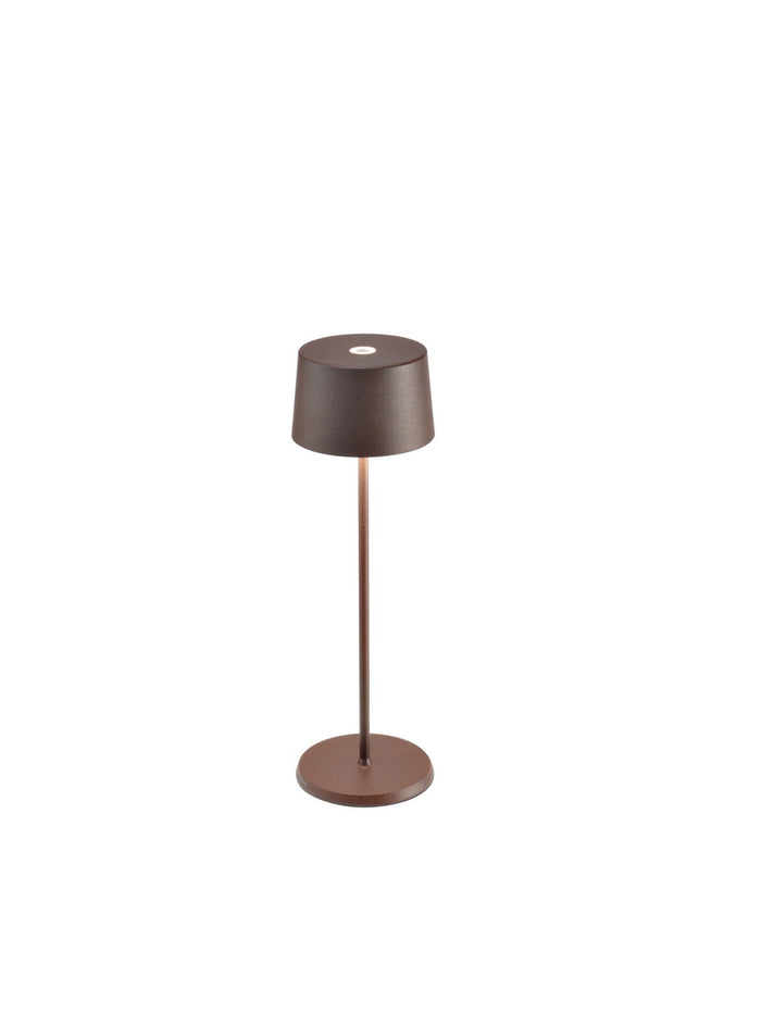 Zafferano Olivia Pro Table Lamp LD0850R4 Rust