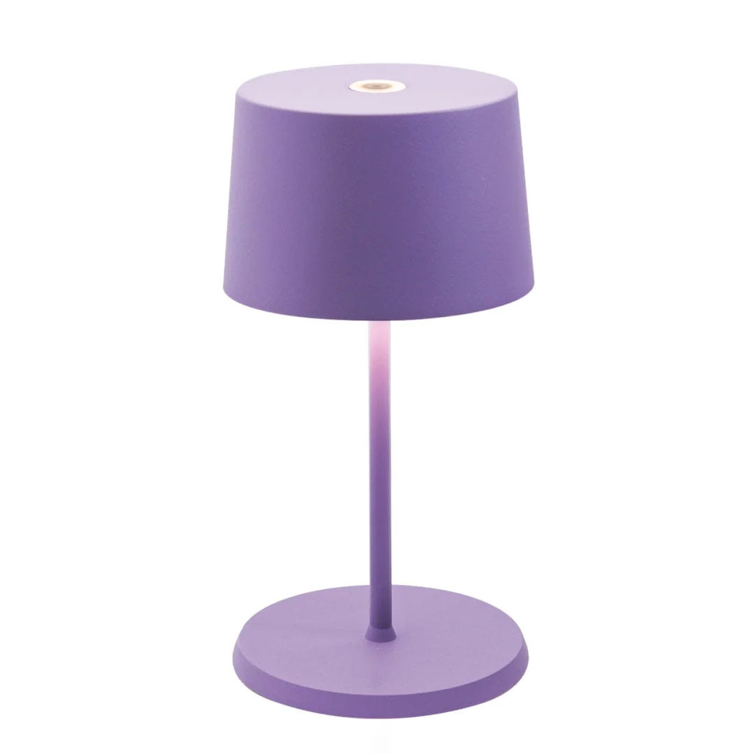 Zafferano LD0860L4 Olivia Mini Table Lamp Lilac - Atlantic Lighting