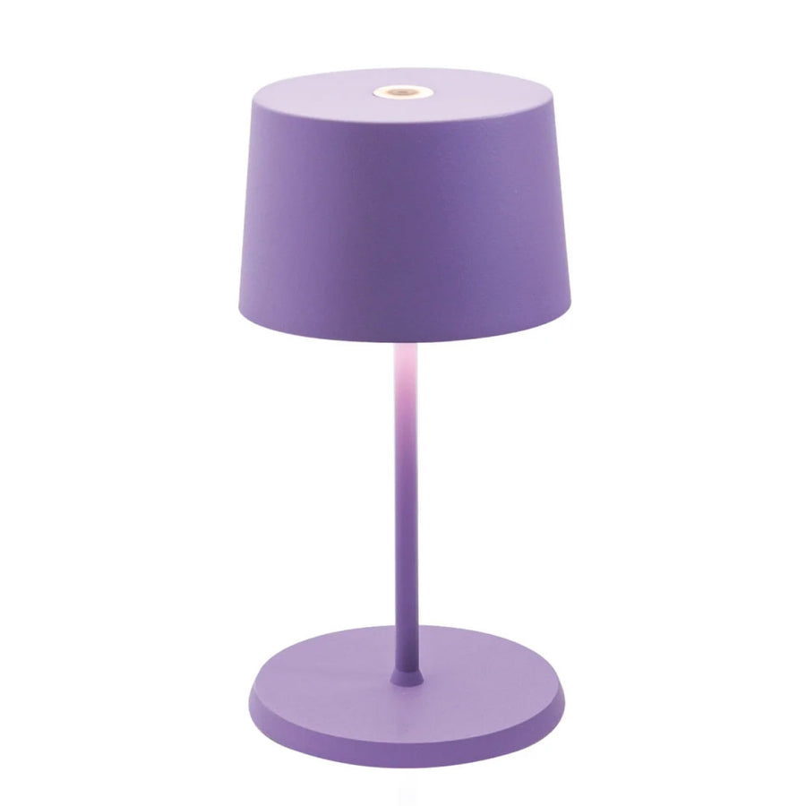 Zafferano LD0860L4 Olivia Mini Table Lamp Lilac - Atlantic Lighting