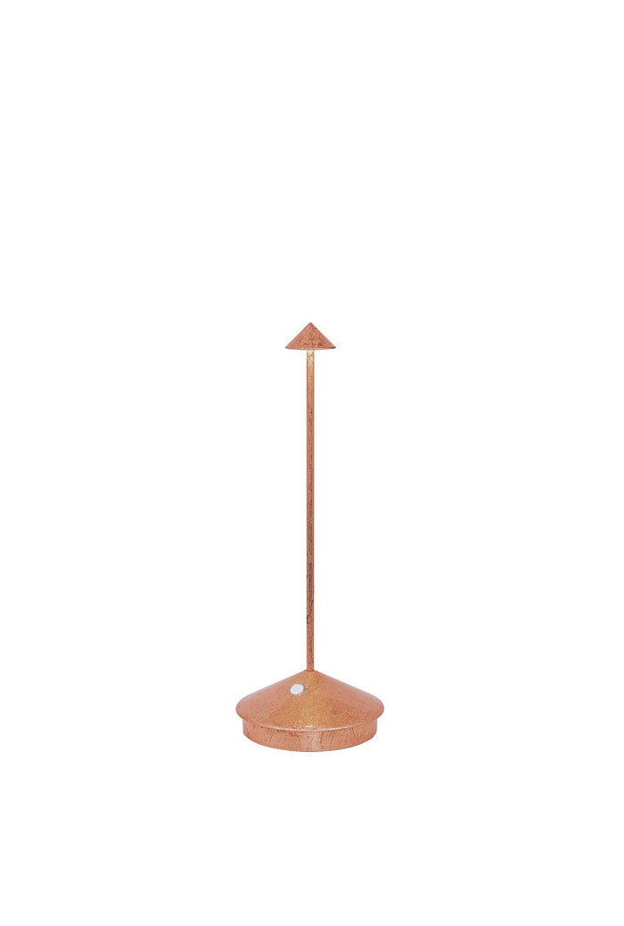 Zafferano Pina Pro Table Lamp LD0650RFR Copper Leaf