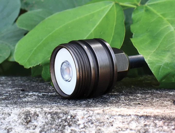 Lumien M4B1-3.5W-27K-40-A M4B1 Brass Micro Light 3 Watt 2700K Module - Recessed - Atlantic Lighting