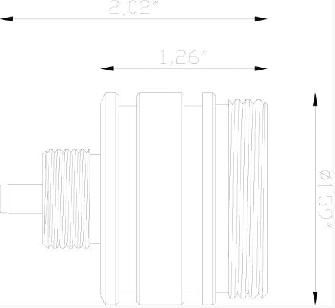 Lumien M4A1-5.5W-30K-60-BK Black Aluminum Micro Module, 5.5 Watts, 435 Lumens, 10-15V, 60 Beam Spread, 3000K - Atlantic Lighting