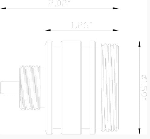 Lumien M7B1-4.5W-40-A Brass Micro Module, PRO (WW - 2700-5000K), 4.5 Watts, 350 Lumens, 10-15V, 40 Beam Spread Antique Finish - Atlantic Lighting