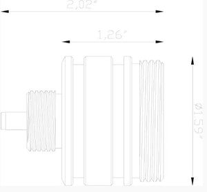 Lumien Brass Micro Module, LumienPRO (WW - 2700-5000K), 4.5 Watts, 350 Lumens, 10-15V, 40 Beam Spread Antique Finish