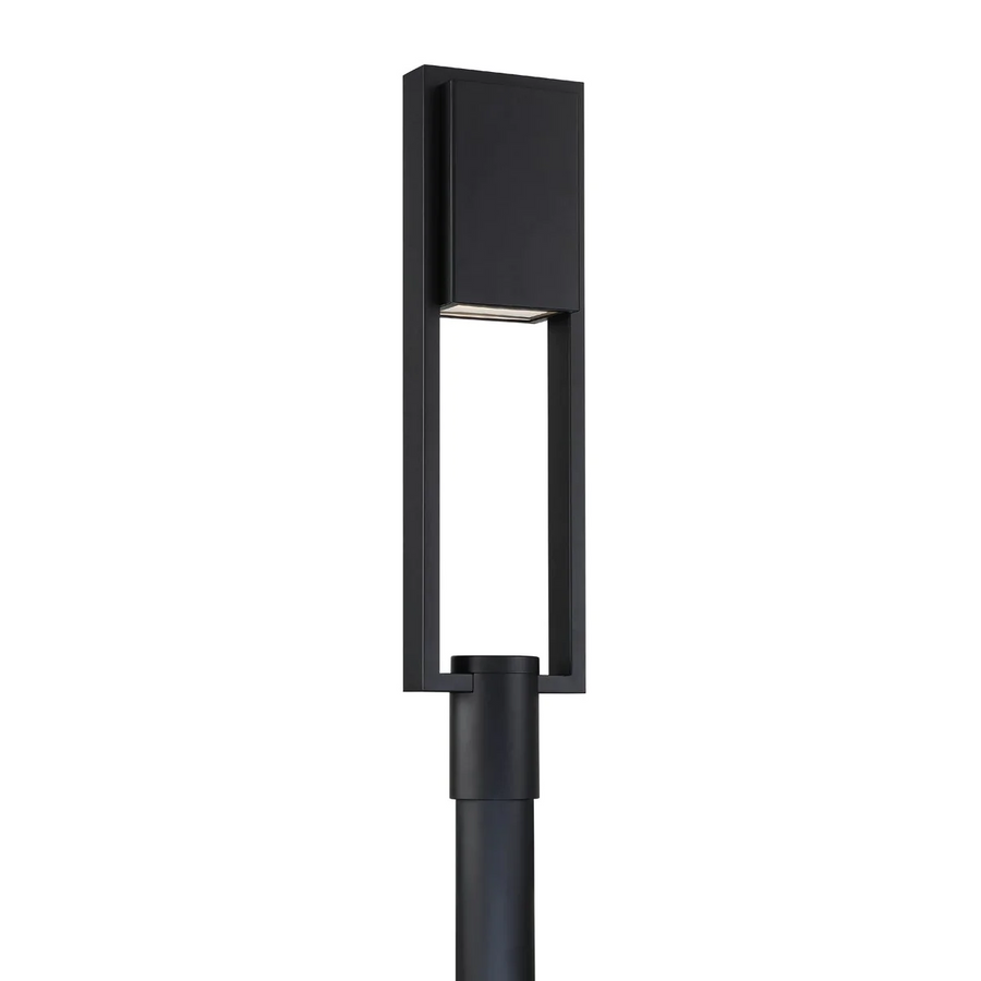 WAC PM-W15928-BK Archetype 28" Outdoor Post Lantern 3000K Black - Atlantic Lighting