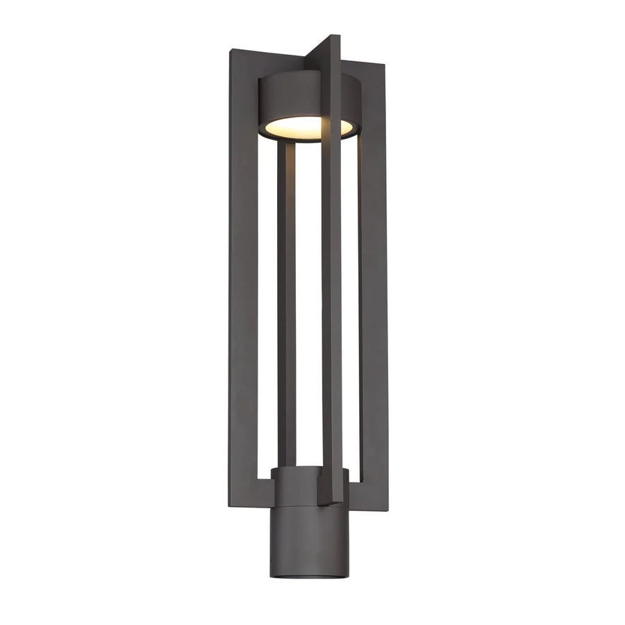 WAC PM-W48620-BZ Chamber Post Mount 3000K Bronze - Atlantic Lighting