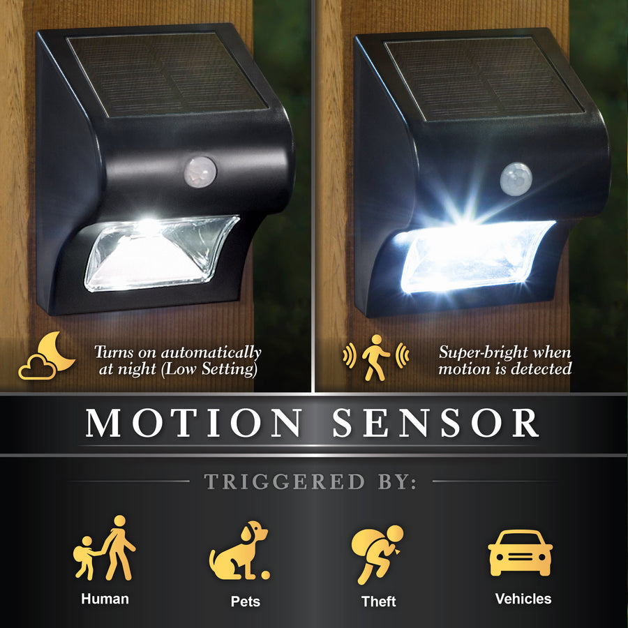 Classy Caps SL133 Solar Motion Sensor Deck & Wall Light - Atlantic Lighting