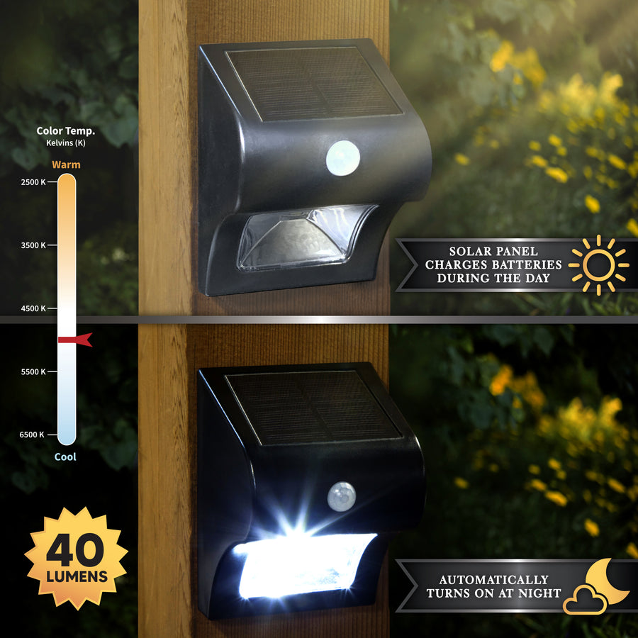 Classy Caps SL133 Solar Motion Sensor Deck & Wall Light - Atlantic Lighting