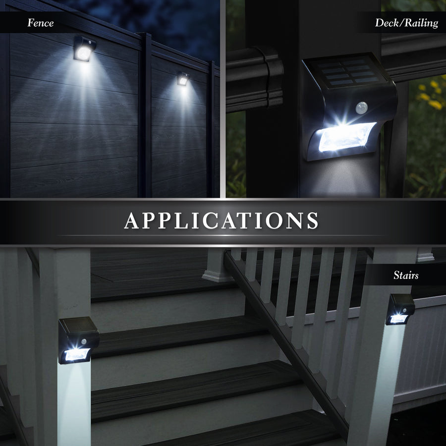 Classy Caps SL133 Solar Motion Sensor Deck & Wall Light - Atlantic Lighting