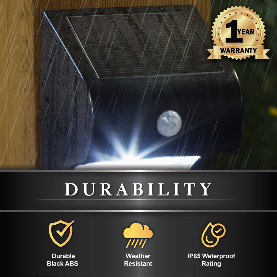 Classy Caps SL133 Solar Motion Sensor Deck & Wall Light - Atlantic Lighting