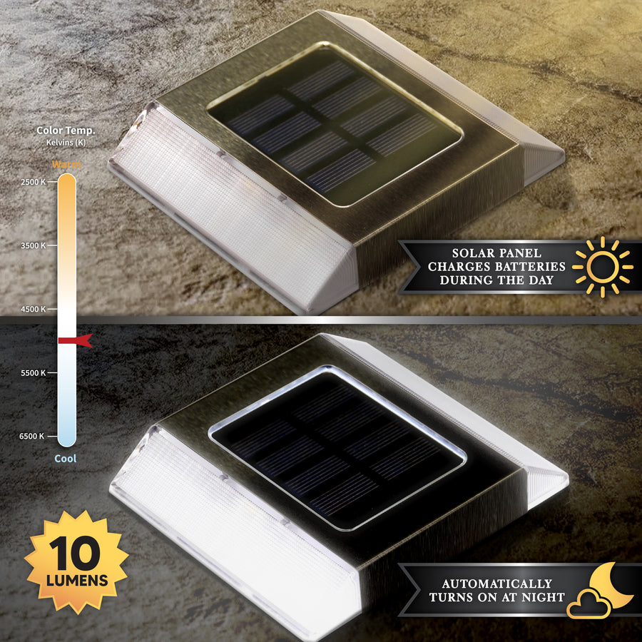 Classy Caps SL499 Stainless Steel Solar Path Light - Atlantic Lighting