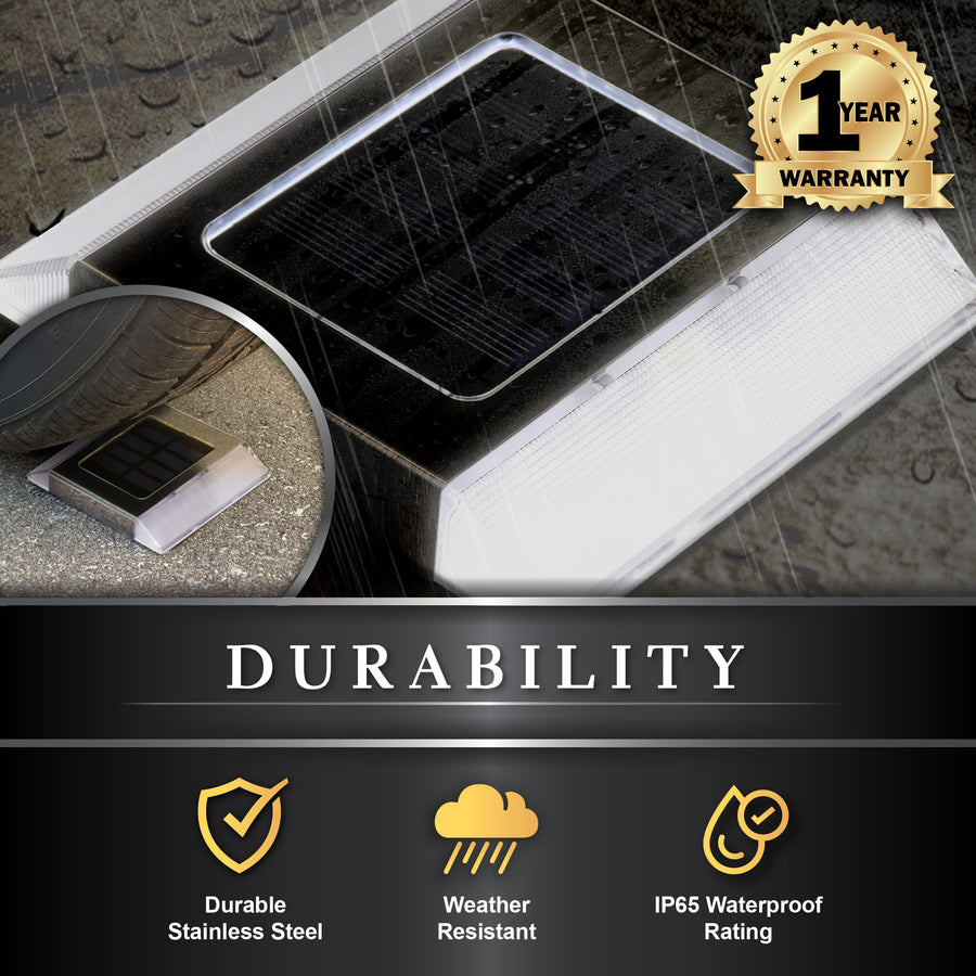 Classy Caps SL499 Stainless Steel Solar Path Light - Atlantic Lighting