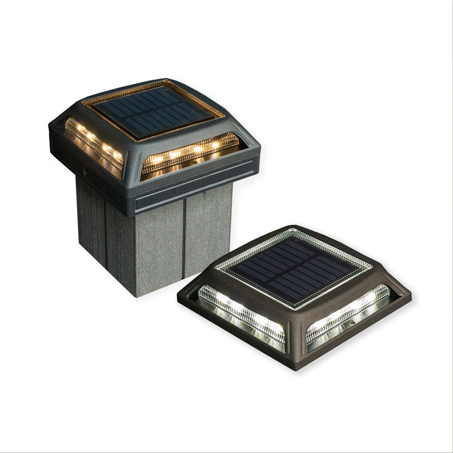 Classy Caps SLD505B Muskoka Black Aluminum Solar Post/Path/Dock Light - Atlantic Lighting