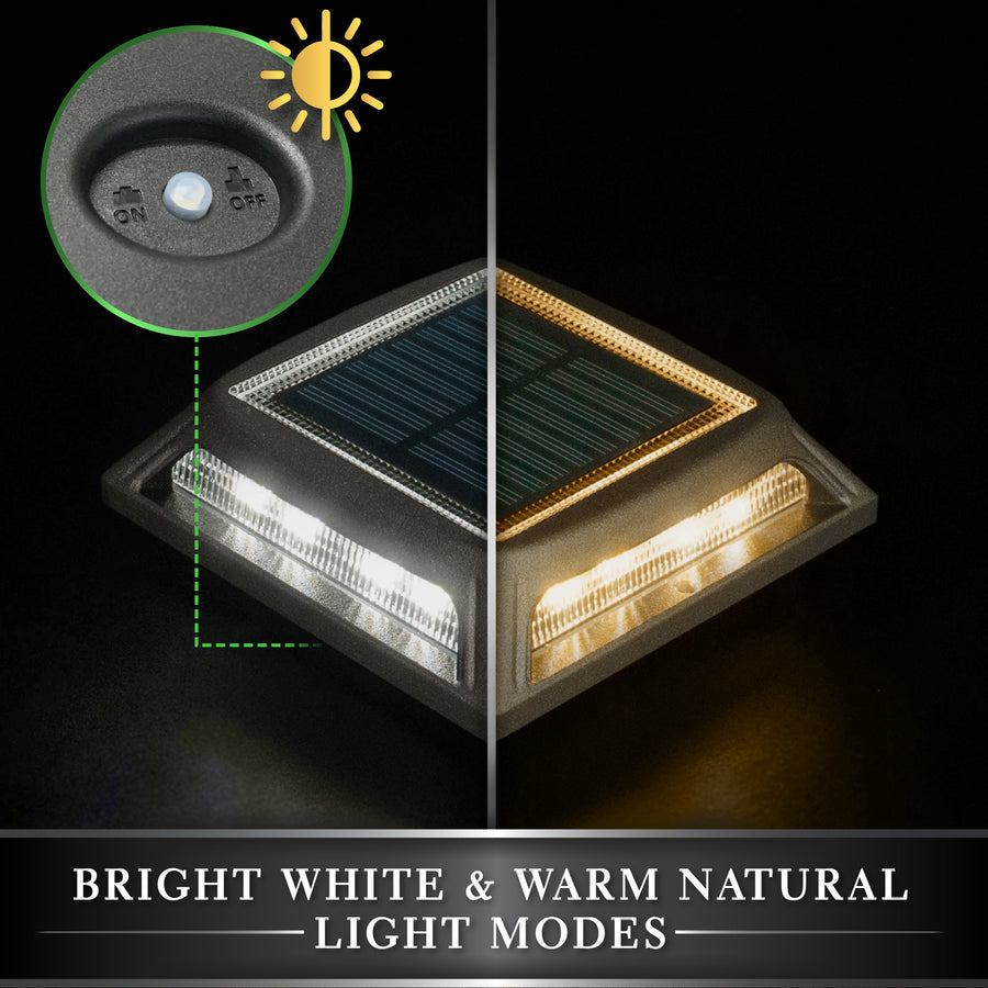 Classy Caps SLD505B Muskoka Black Aluminum Solar Post/Path/Dock Light - Atlantic Lighting