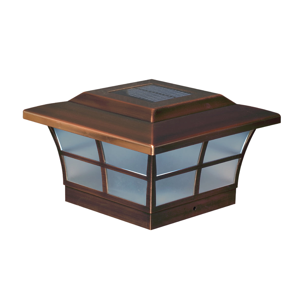 Classy Caps SLO86 6X6 Copper Plated Prestige Solar Post Cap - Atlantic Lighting