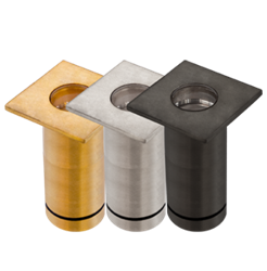 Brilliance VB-10-BK-3000 VersaBeam Brass Squre Eyebrow Flange in Black Finish 3000K - Atlantic Lighting