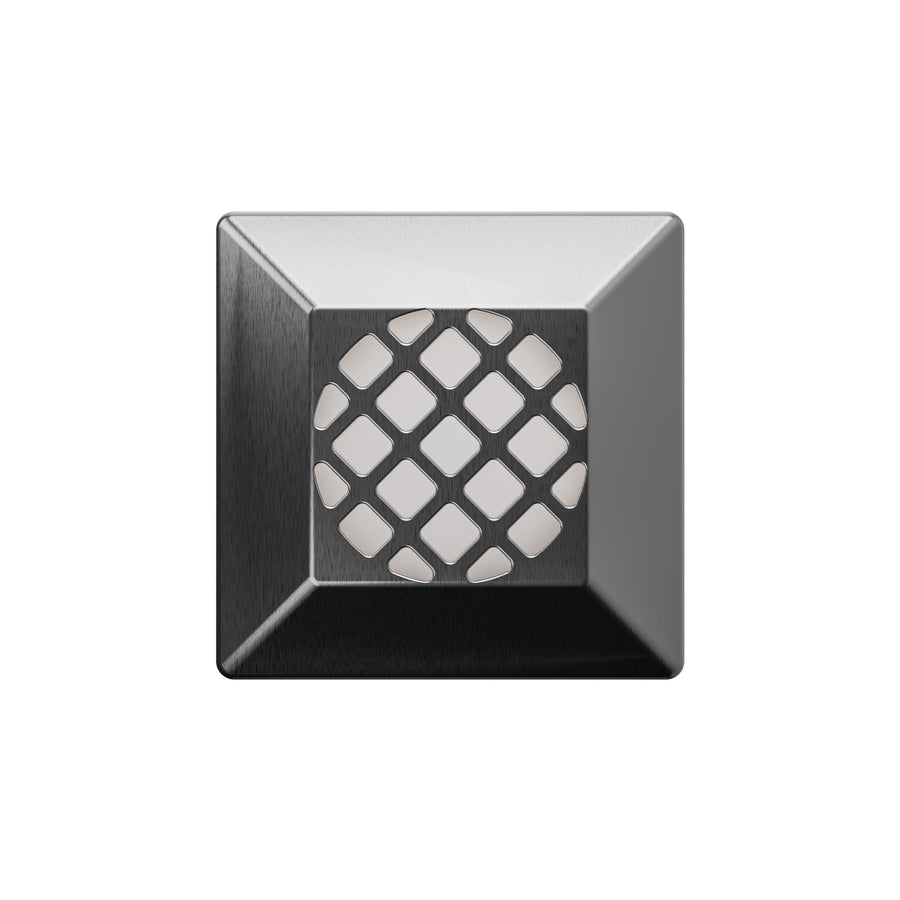 WAC 2531-30SS 2 Inch Surface Mount Square Louver 3000 SS - Atlantic Lighting