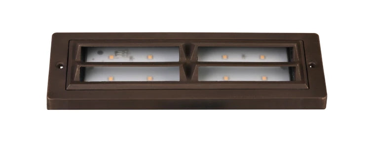 Total Light TL-SL200-CB LED Step Light Brass Remote Dimmable Dual CCT 2700/3000K - Atlantic Lighting