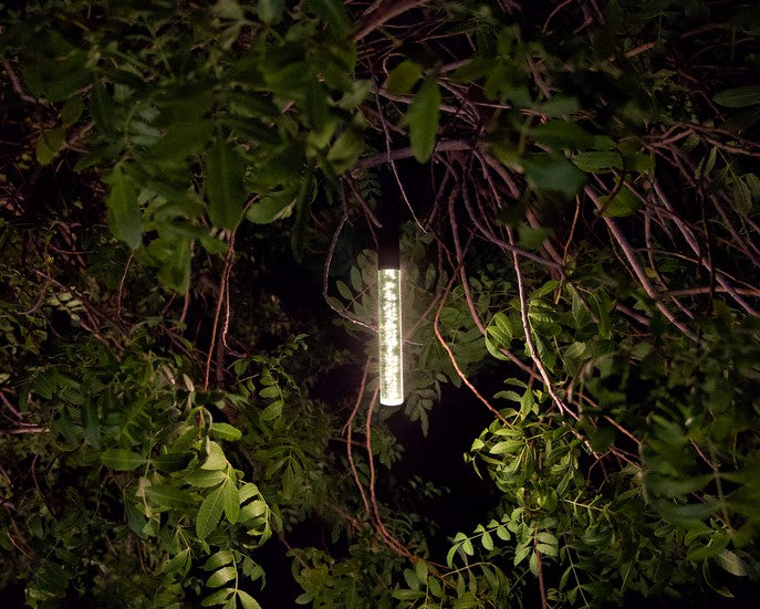 Brilliance VB-04-NI-3000 VersaBeam 6" Acrylic Bubble Rod with Hanging Loop in Nickle Finish 3000K - Atlantic Lighting
