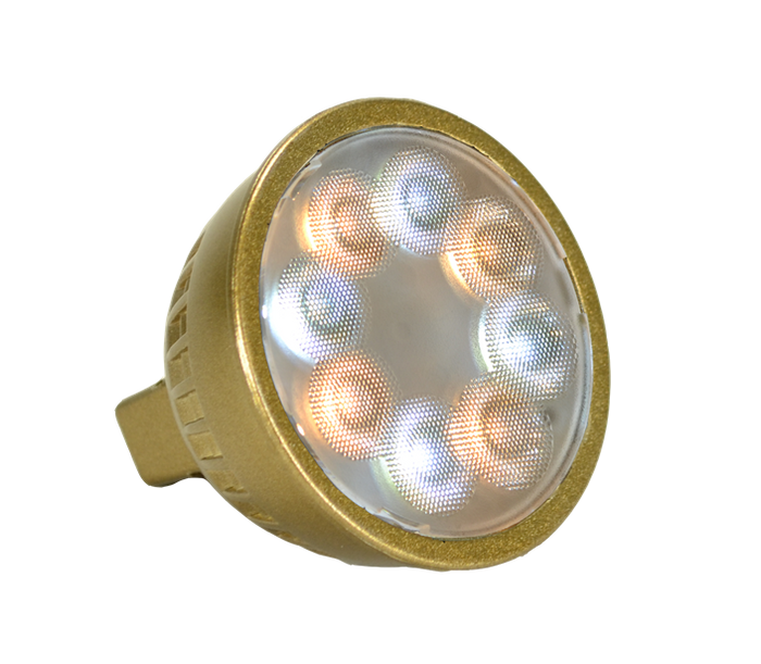 Unique Lighting Systems - LED-5W-BM6F-RGB30  Flex Gold Vivid Series MR16-Gen 2  (2nd Gen), 3000K