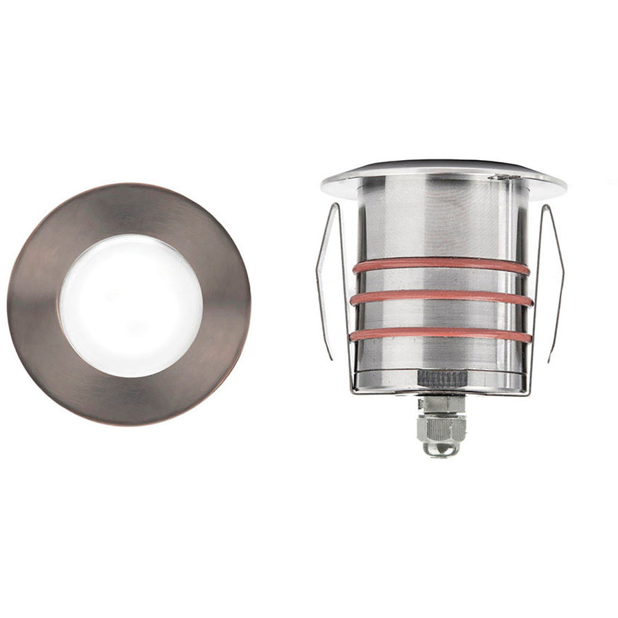 WAC 2021 in-ground light in bronze stainless steel