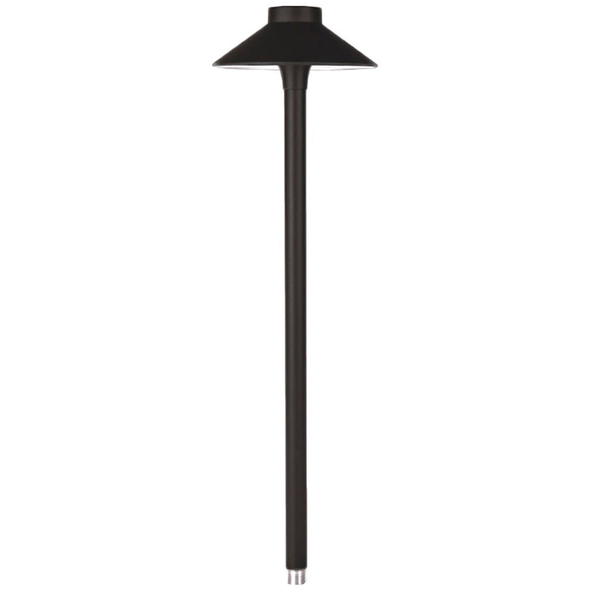 WAC 6041-30BK Tiki LED path light, black on aluminum, 3000K