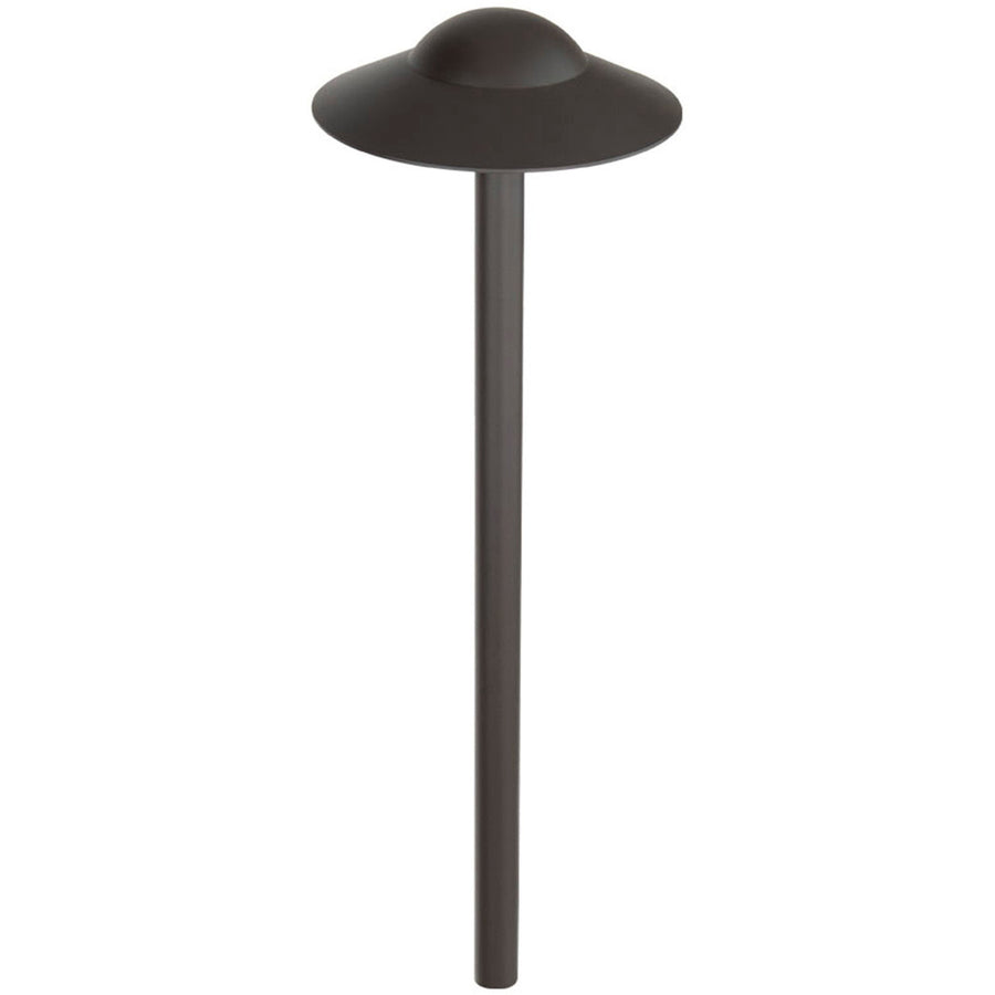 WAC 6051-27BBR Canopy LED path light – 2700K, bronze on brass