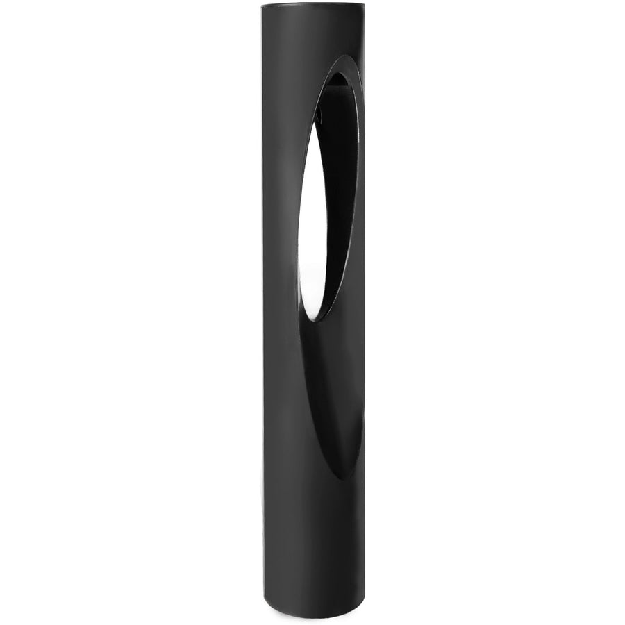 WAC 6611-30BK Scoop LED bollard – 3000K, black on aluminum