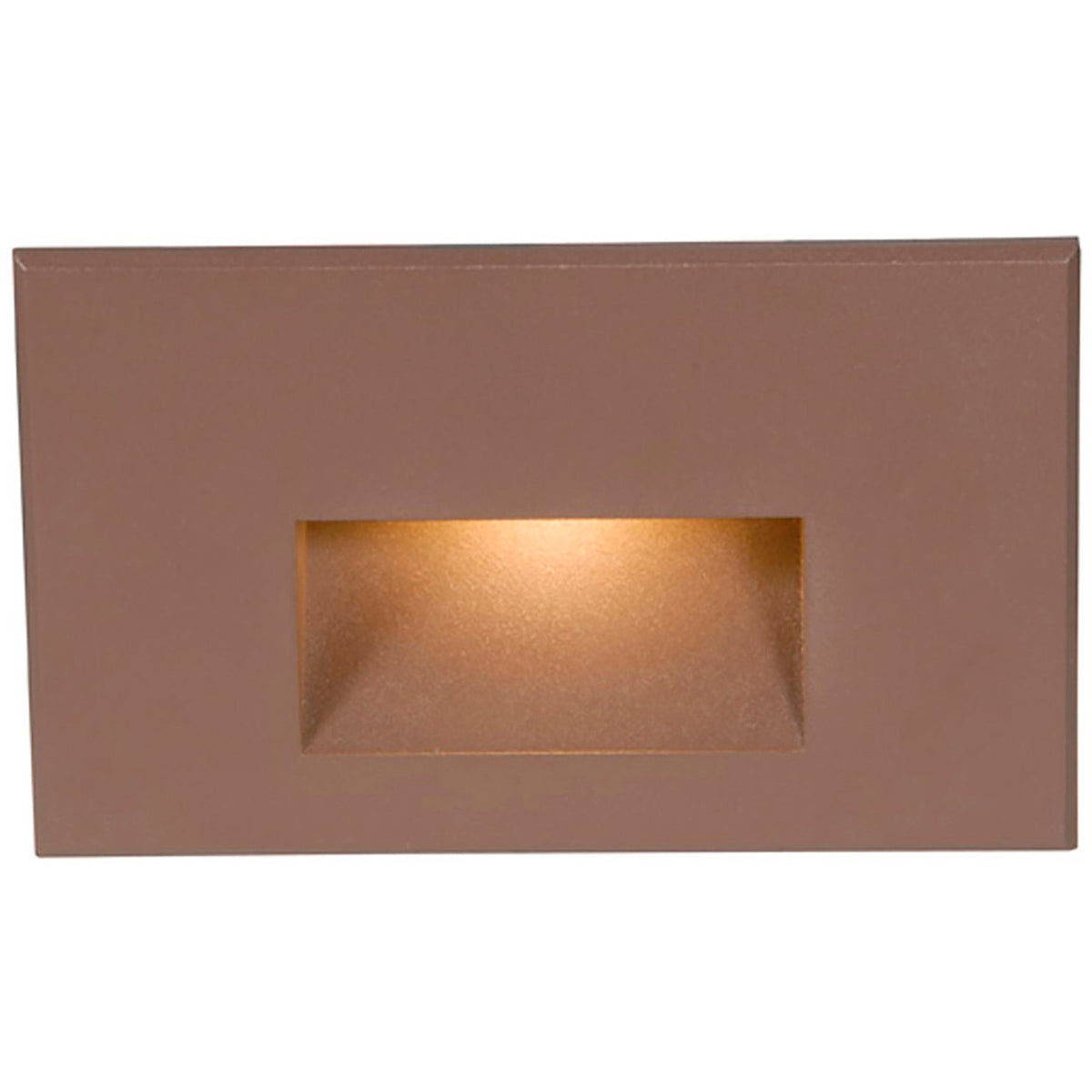 WAC WL-LED100-C-BBR LED step and wall light – 120V, 3000K, bronze on brass