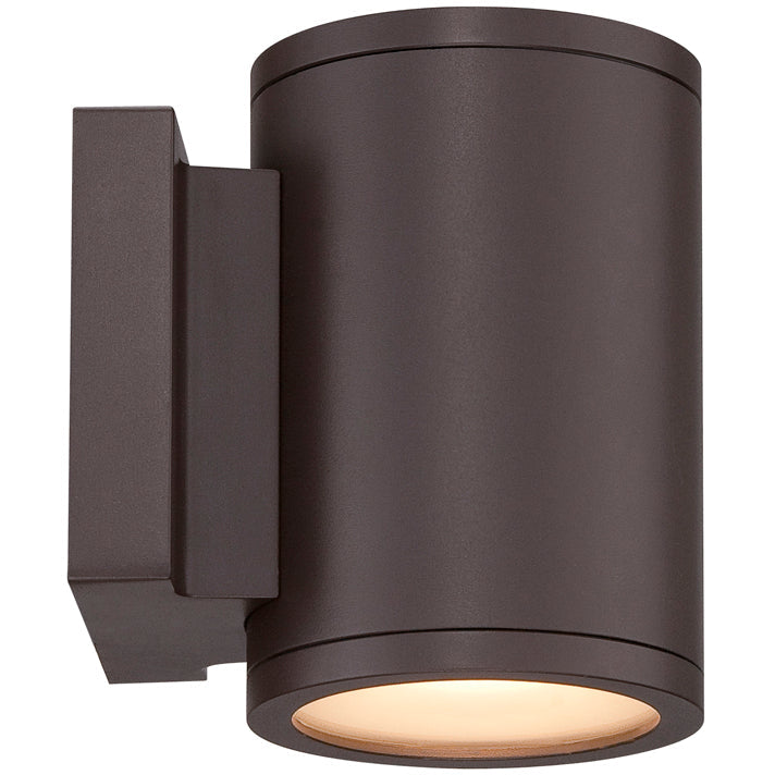 WAC WS-W2604-BZ Tube double LED wall sconce – 3000K, bronze