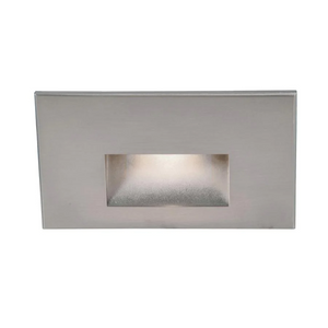 WAC WL-LED100F Step And Wall Light Red 277V Stainless Steel WL-LED100F-RD-SS