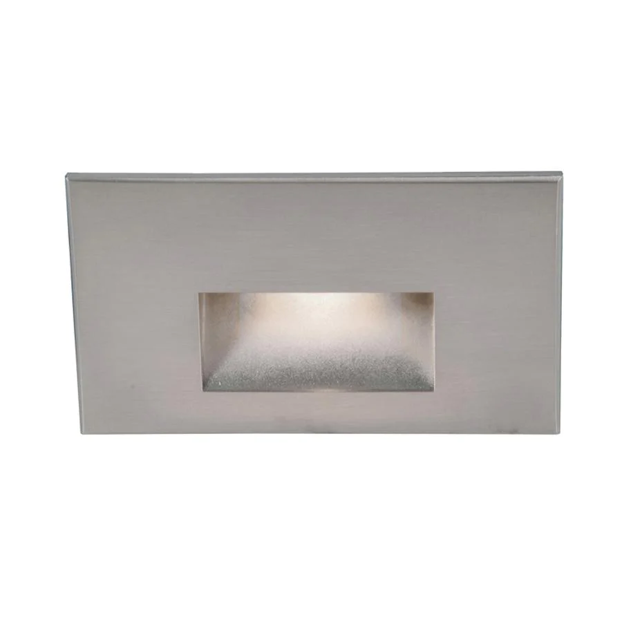 WAC WL-LED100-RD-SS WL-LED100 Step And Wall Light Red 120V Stainless Steel - Atlantic Lighting