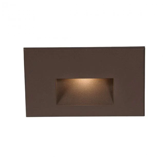 WAC WL-LED100-AM-BBR WL-LED100 Step And Wall Light Amber 120V Bronze on Brass - Atlantic Lighting