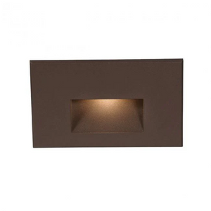 WAC WL-LED100 Step And Wall Light Amber 120V Bronze on Brass WL-LED100-AM-BBR