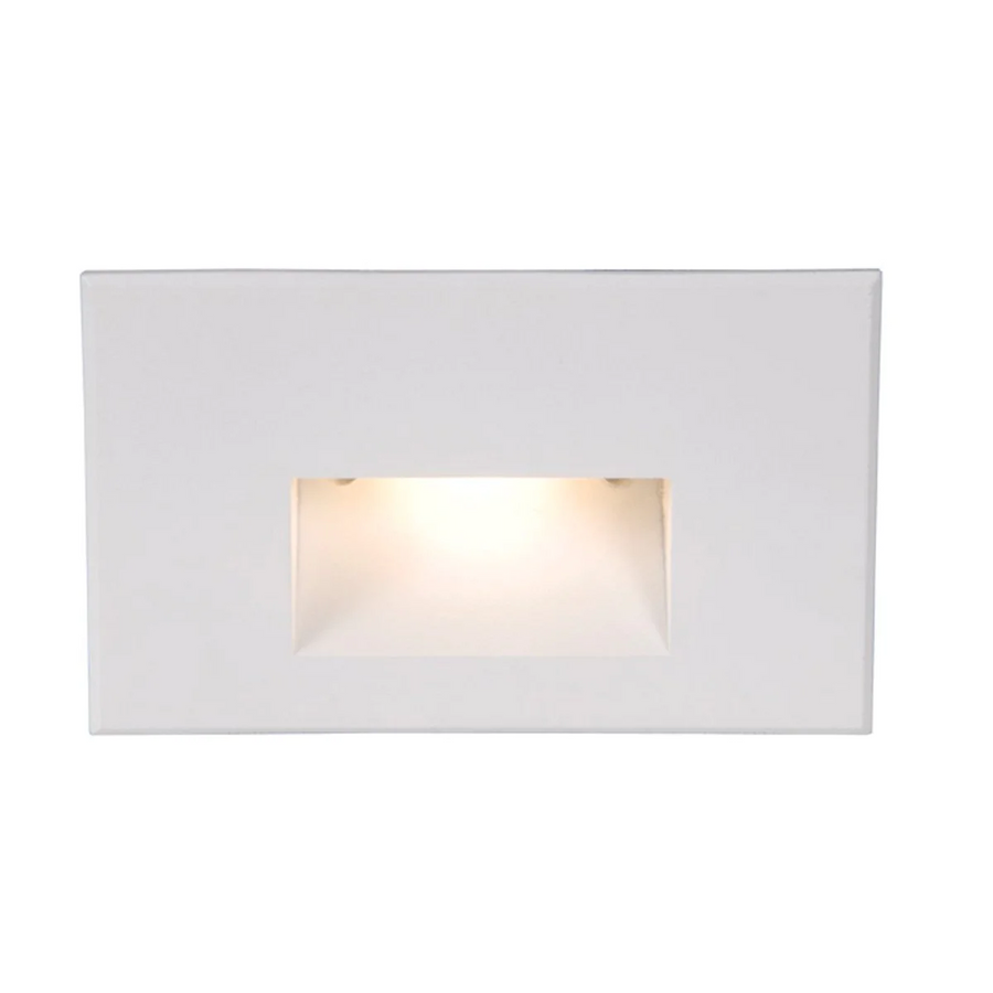 WAC WL-LED100F-RD-WT WL-LED100F Step And Wall Light Red 277V White on Aluminum - Atlantic Lighting