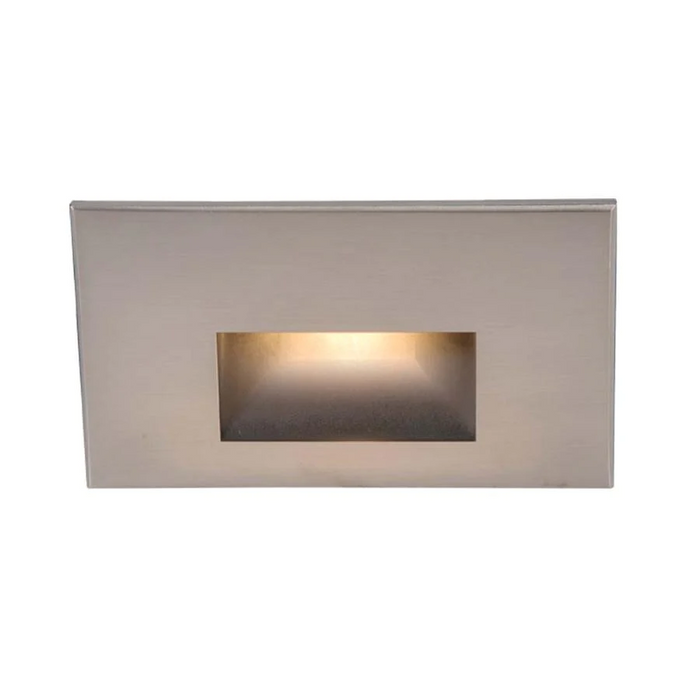 WAC WL-LED100 Step And Wall Light Amber 120V Brushed Nickel WL-LED100-AM-BN