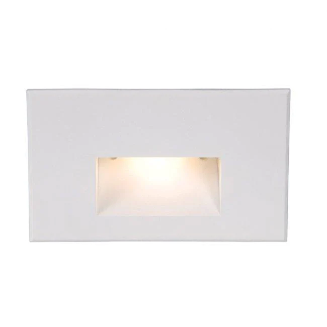 WAC WL-LED100F Step And Wall Light White 277V 3000K White on Aluminum WL-LED100F-C-WT