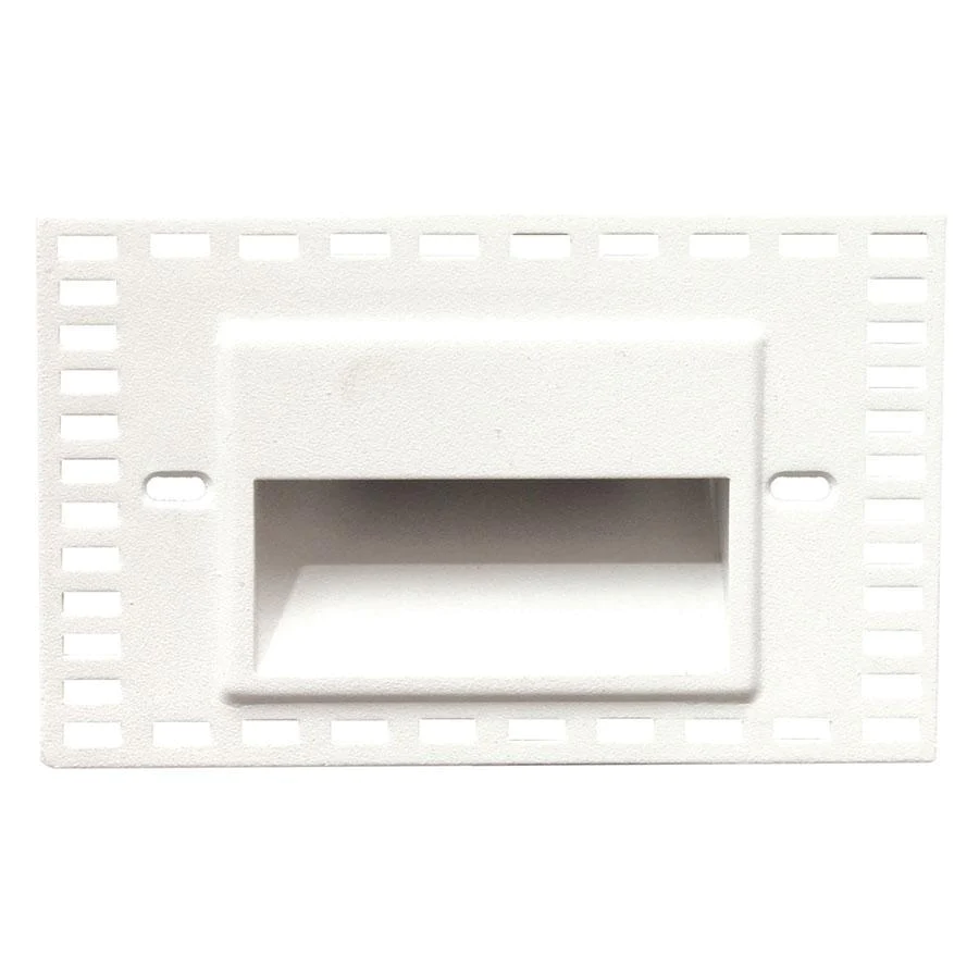 WAC WL-LED100TR-AM-WT WL-LED100TR Step And Wall Light Amber 120V White on Aluminum - Atlantic Lighting