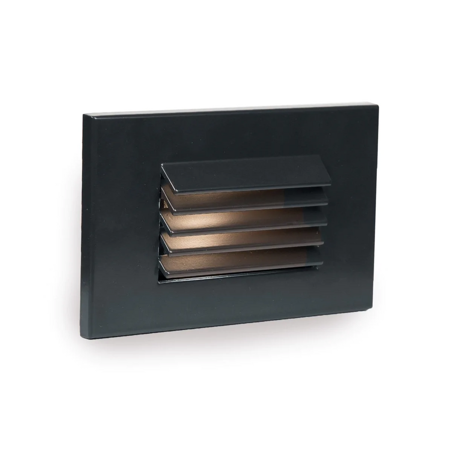 WAC WL-LED120-C-BK WL-LED120 Step And Wall Light 120V 3000K Black on Aluminum - Atlantic Lighting