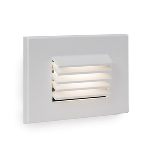 WL-LED120F Step And Wall Light Amber 277V White on Aluminum WL-LED120F-AM-WT